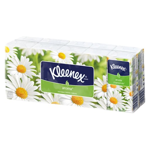 KLEENEX harmančekové hygienické obrúsky 10 ks