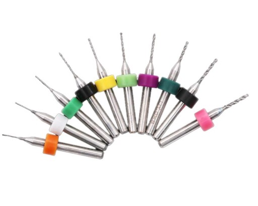 684 Mini PCB vrtáky 0,3-1,2 mm 10ks vrtákov