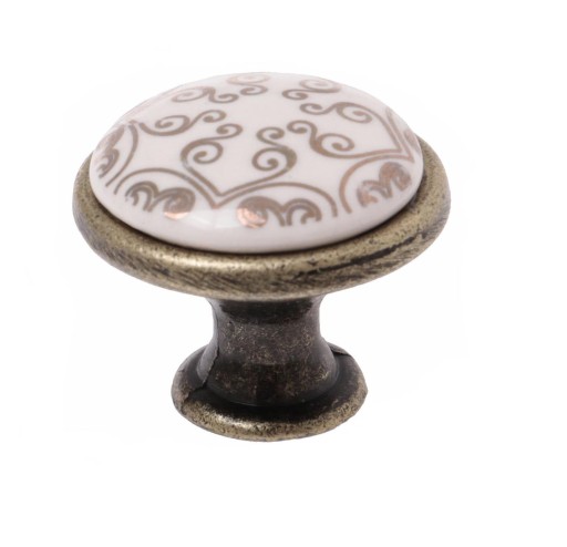 PORCELÁNOVÝ GOMBÍK GP-0728-J4-C-04 ORIENT ZLATÝ