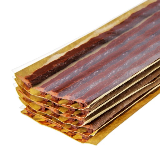 HNEDÉ BUTYLOVÉ ŠNÚRY 6MM NA OPRAVU PNEUMATÍK 20CM LONG STIX 25 KS.