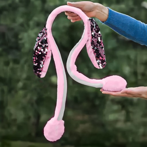 ČELENKA POHYBLIVÉ UŠI ZAJAK ZAJAC GLITTER PUMPED DARČEK KU DŇU DETÍ