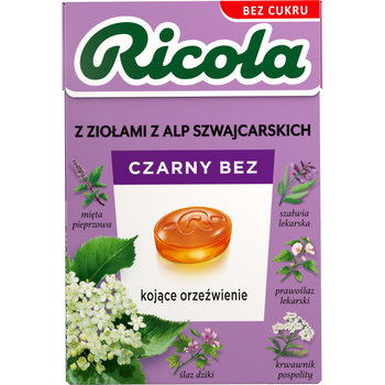 Ricola čierna baza 27,5 g