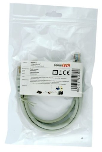 LAN kábel 0,5 m UTP PATCHCORD RJ45 sieťový kábel