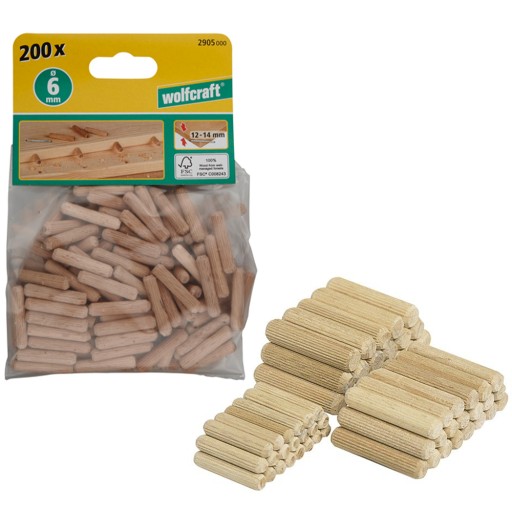 WOLFCRAFT PINS 8X40MM 150 KS WF2907000