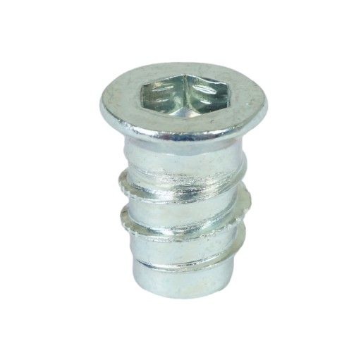 10x M6 x 15 mm nábytkové dvojzávitové nábytkové vybranie na skrutku do dreva