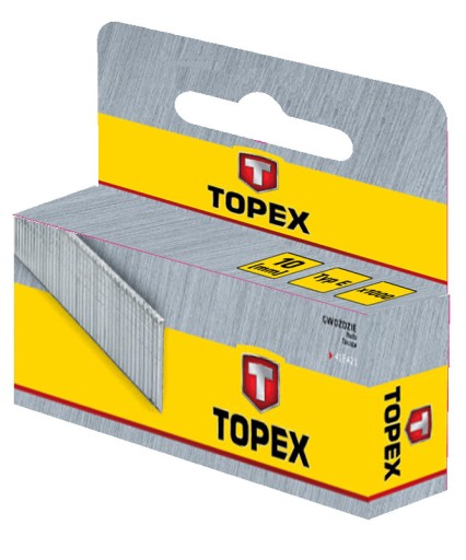 Spony typ G, 6 mm, 1000 ks TOPEX 41E406