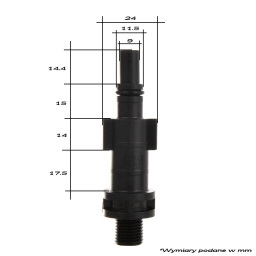 BAYONET redukcia na BLACK DECKER BOSCH Plug Connector