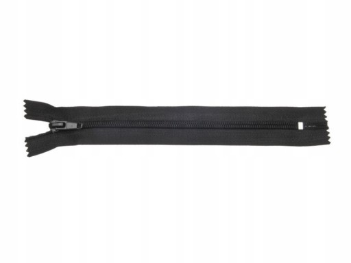 Zips 14 cm špirálový. Čierna #5