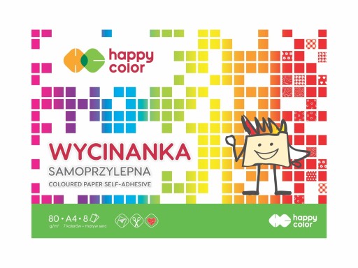 Farebný papierový výrez SAMOP HAPPY COLOR A4 10K