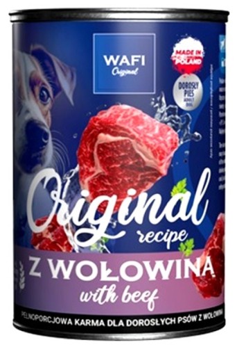 WAFI Wet Food 65% Mäso s hovädzím mäsom 400g