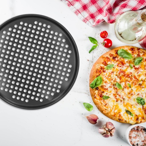 Plech na pizzu 32 cm plech na pečenie koláčov s nepriľnavým povrchom