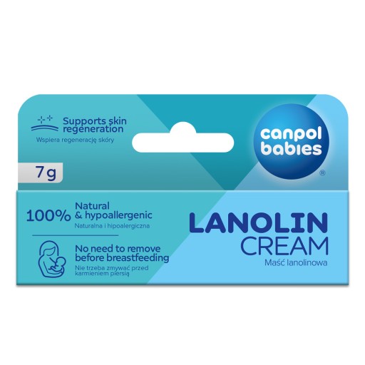 CANPOL LANOLÍNOVÁ MASŤ PRÍRODNÝ LANOLÍN NA NUŠLEKY 7g