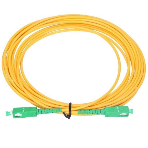Optický patch kábel Qoltec SC/APC - SC/APC SM 9/125 G652D Simplex 5m