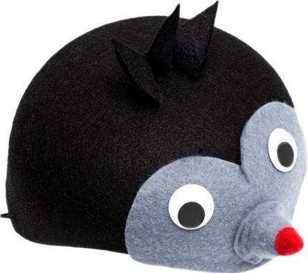 Plstená čiapka kostým krtka KARNEVAL