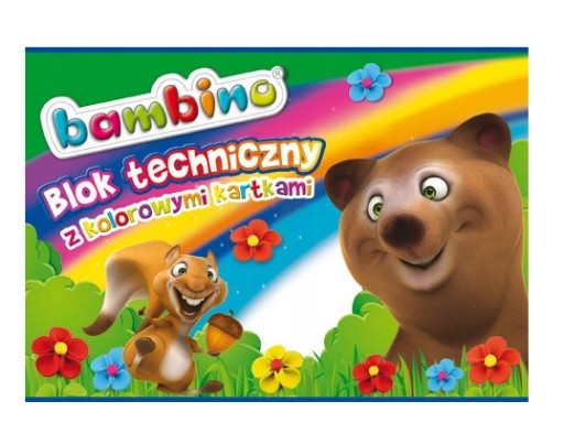 BAMBINO FAREBNÝ TECHNICKÝ BLOK A4 10 LIST