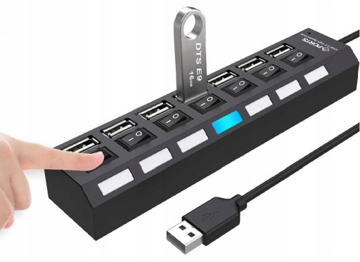 USB HUB SPLITTER 7 PORTOV USB 2.0 SPLITTER