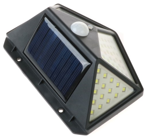 LED SOLAR LAMPA so senzorom meria pohyb 100LED
