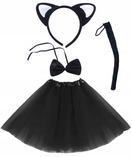 tylová tutu sukňa pre dievčatá HNEDÝ OUTFIT 40CM