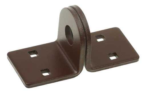 UHLOVÉ VRETENO 40 mm S UZAVORENÍM visiacim zámkom, HNEDÁ