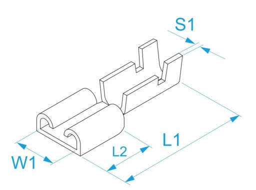 F4,8 samice konektory /10ks/