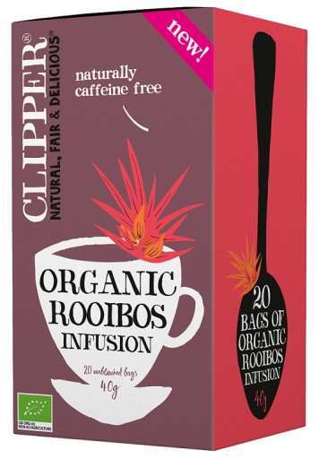 Bio čaj Rooibos (20x2g) 40g - Clipper