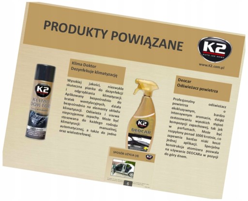 K2 KLIMA FRESH FUNGAL REMOVER PRE KLIMATIZÁCIU