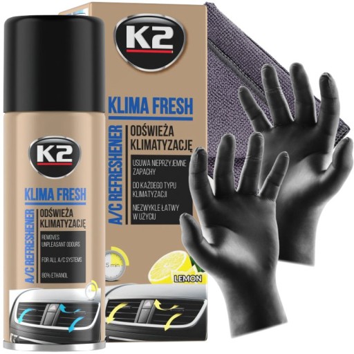 K2 KLIMA FRESH LEMON 150 ML - KLIMA FRESHENER RM