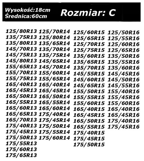 KRYT NÁHRADNÉHO KOLESA CALI C 13-16