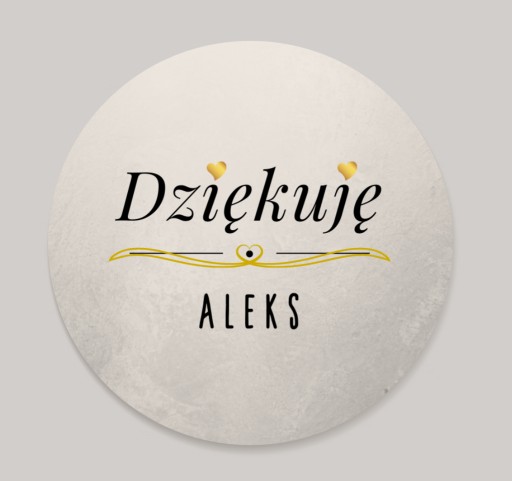 Nálepky VÁŠ TEXT, Etikety VAŠE LOGO - 24 kusov - 4 cm - reklama