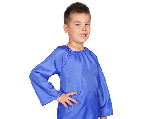 KOŠEĽA S DLHÝM RUKÁVOM, MODRÝ OUTFIT 116-128