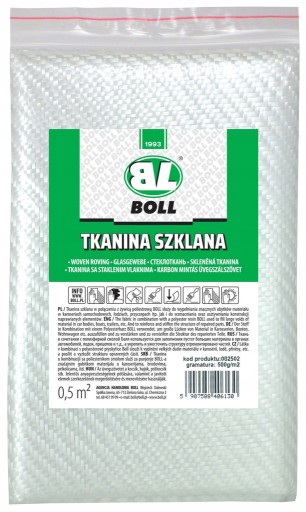BOLL sklenená tkanina 500g/m2 0,5m2