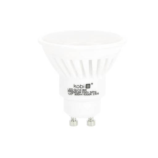 LED žiarovka GU10 9W, neutrálna farba, 4000K, keramické telo