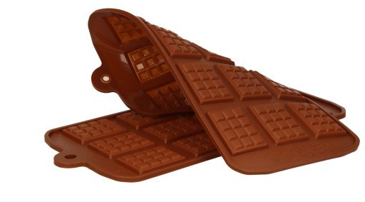 SILIKÓNOVÁ FORMA NA VOSKOVÉ ČOKOLÁDOVÉ MINI DOSKY