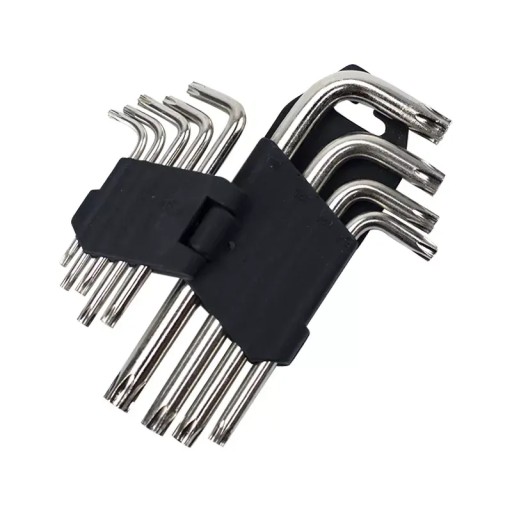 SADA KĽÚČOV TORX 1,5-10 9 kusov SILNÉ KĽÚČE TORX
