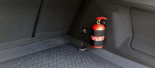 Držiak topánok na suchý zips na hasiaci prístroj