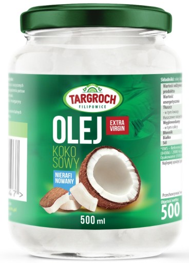 Nerafinovaný panenský kokosový olej Tarpea 500 ml