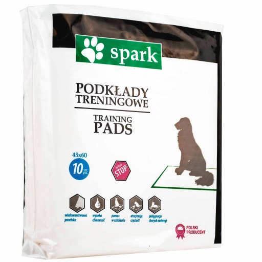 Podložky pre psov 45x60 cm SPARK absorpčné hygienické podložky na učenie sa cikať a'10