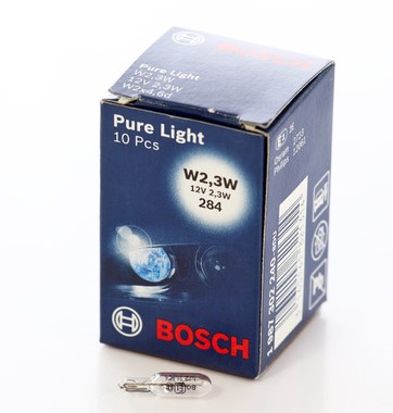 10 X ŽIAROVKY BOSCH PURE W2,3W 12V 2,3W