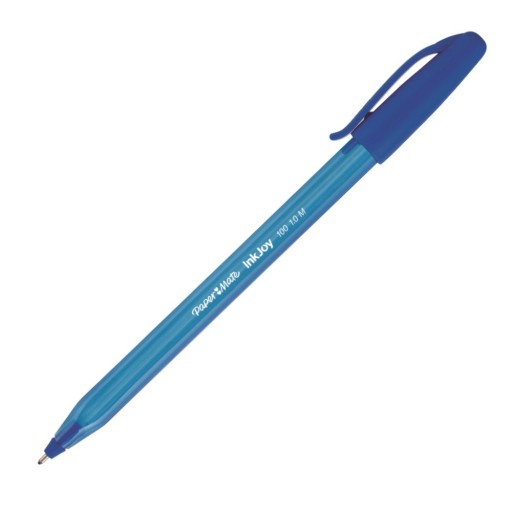 Modré pero Paper Mate Inkjoy 100 CAP