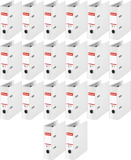 VIAZAČ A5 75mm ŠIROKÝ VYZTUŽENÝ NA DOKUMENTY Esselte No.1 Power WHITE