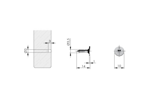 ITALY K-PUSH dlhý BIELY nárazník s MAGNETOM