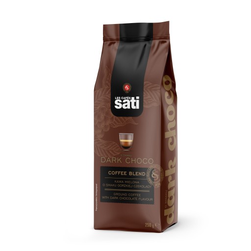 Cafe Sati Dark Choco Mletá káva s príchuťou horkej čokolády 250 g