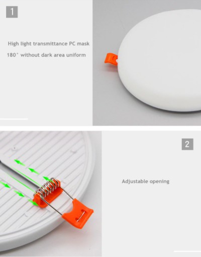PANELOVÁ STROPNÁ LED LAMPA 12W STUDENÁ BIELA ZARIADENIE