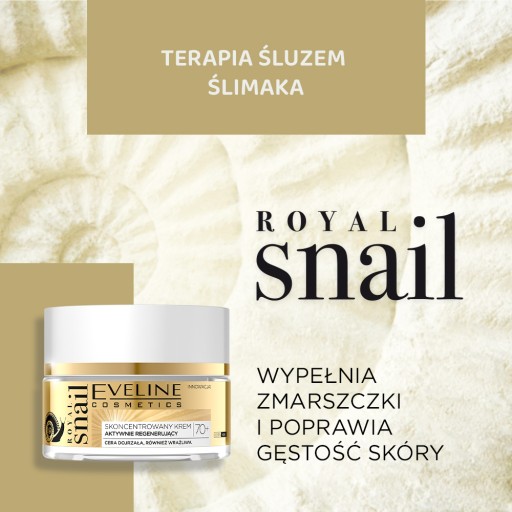 Krém na tvár Eveline Cosmetics Royal Snail 70+