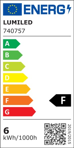 LED žiarovka MR16 6W = 50W 6500K Studená 12V 120°