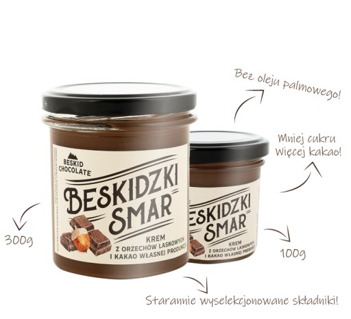 Beskidzki Smar kakaovo-orechový krém 100g