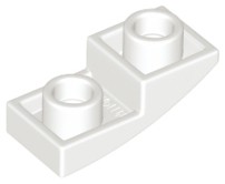 LEGO 24201 SKOS 2x1 biela NOVINKA (3g) 9 ks.