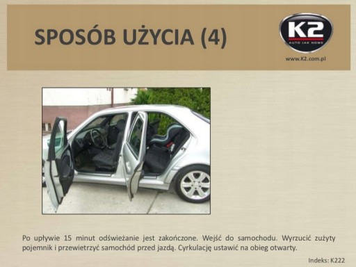 K2 KLIMA FRESH LEMON 150ml OSVIŽUJE KLIMATIZÁCIU