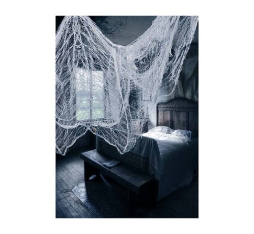 HALLOWEEN DEKORATÍVNY ZÁCLONY 76X228 BIELY