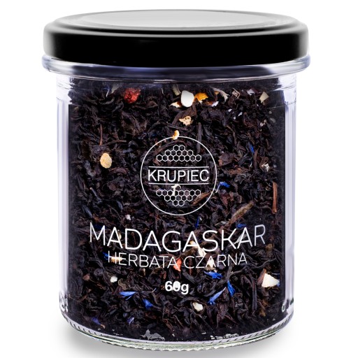 ČIERNY LISTOVÝ ČAJ PREMIUM MADAGASKAR CREASON DARČEK 60G KRUPIEC